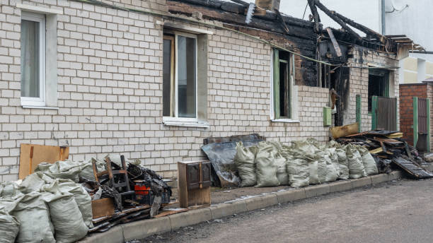Professional Soot Cleanup technician working in Deer Park, WI